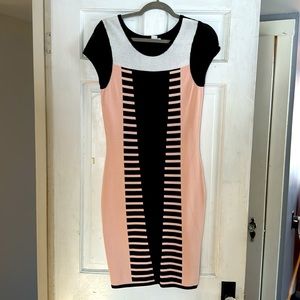 Bar III Women’s Pink, Black & White Dress